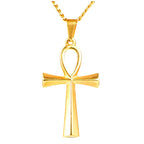 Halskæde med egyptisk kors vedhæng 