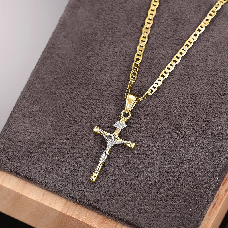 Collier et Pendentif Chrétien Jésus 3