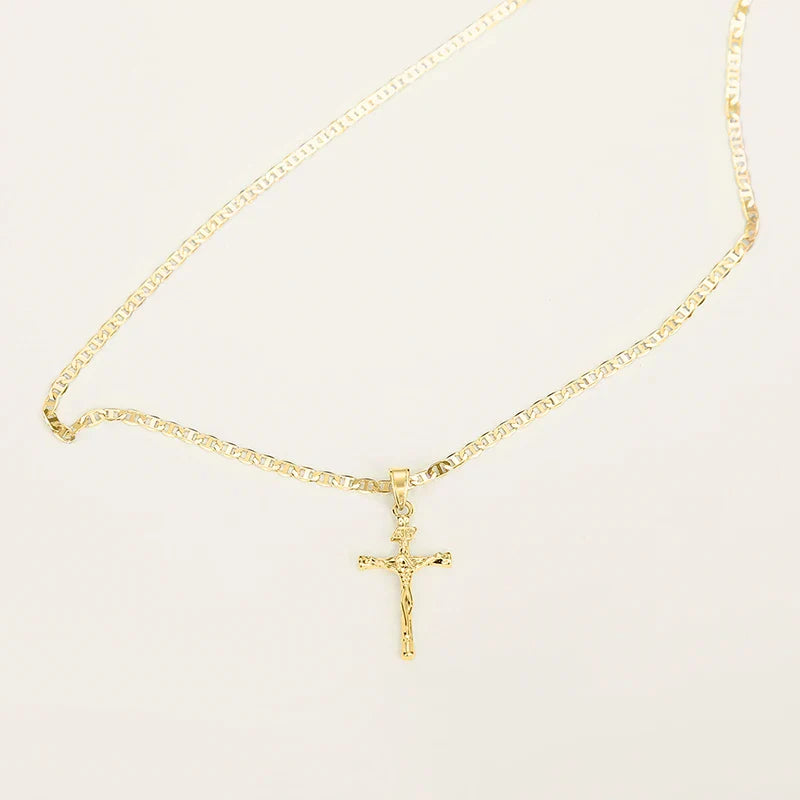 Collier et Pendentif Chrétien Jésus 1