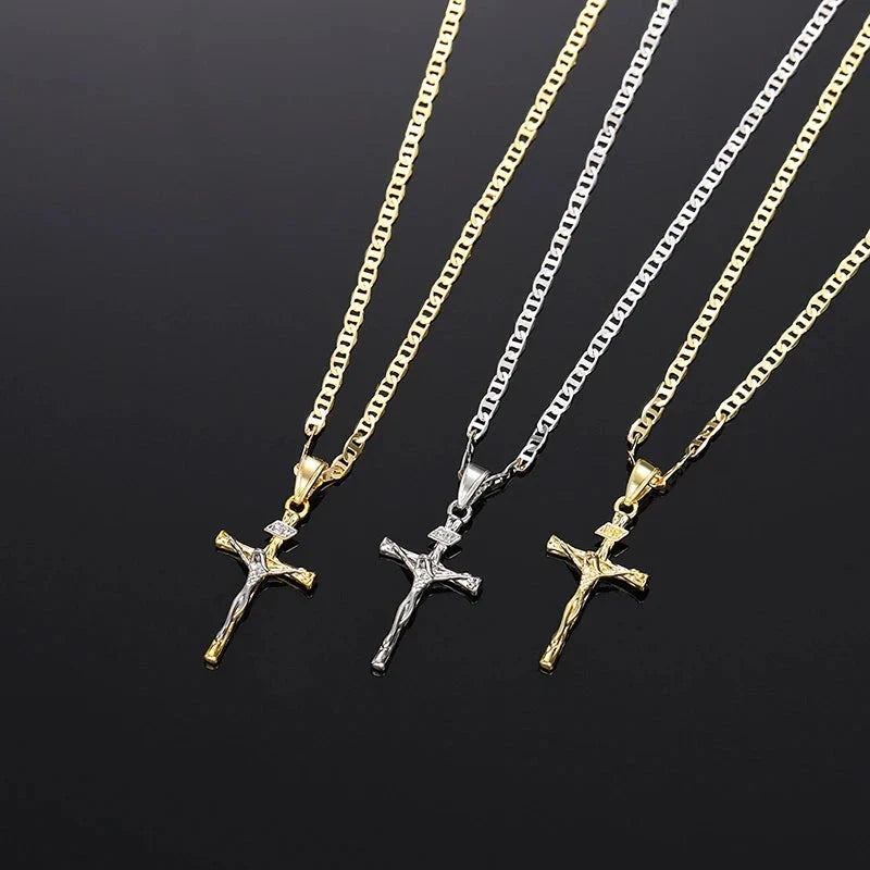 Collier et Pendentif Chrétien Jésus 3