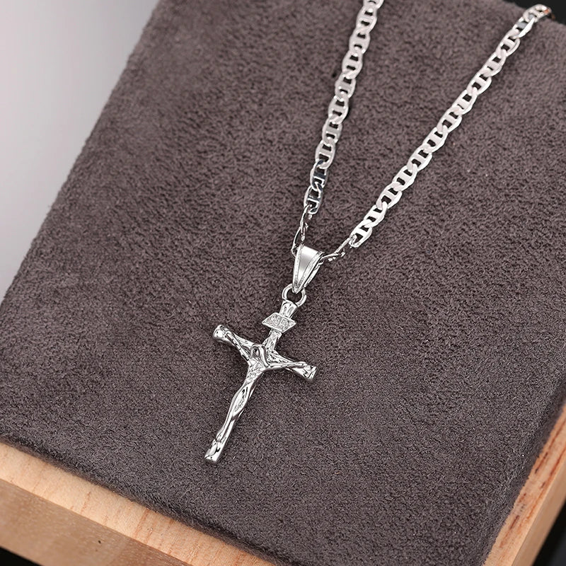 Collier et Pendentif Chrétien Jésus 2