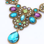 Flerfarget etnisk halskjede