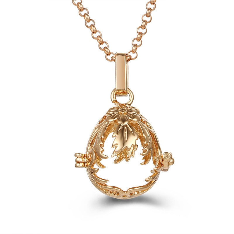 Collier Femme Enceinte Bola de Grossesse avec Pendentif  Creux