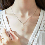 Halskæde Vedhæng 7 Chakra Naturlige Sten Kæde Til Mænd Og Kvinder