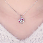 Náhrdelník s přívěskem Strom života s kameny pro ženy