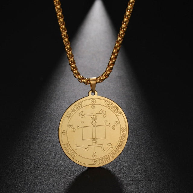 Halskæde Vedhæng Ærkeengel guld