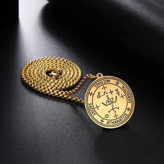 Halskæde Vedhæng Ærkeengel guld