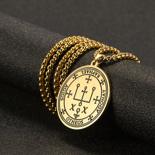 Halskæde Vedhæng Ærkeengel guld