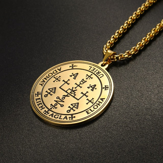 Halskæde Vedhæng Ærkeengel guld