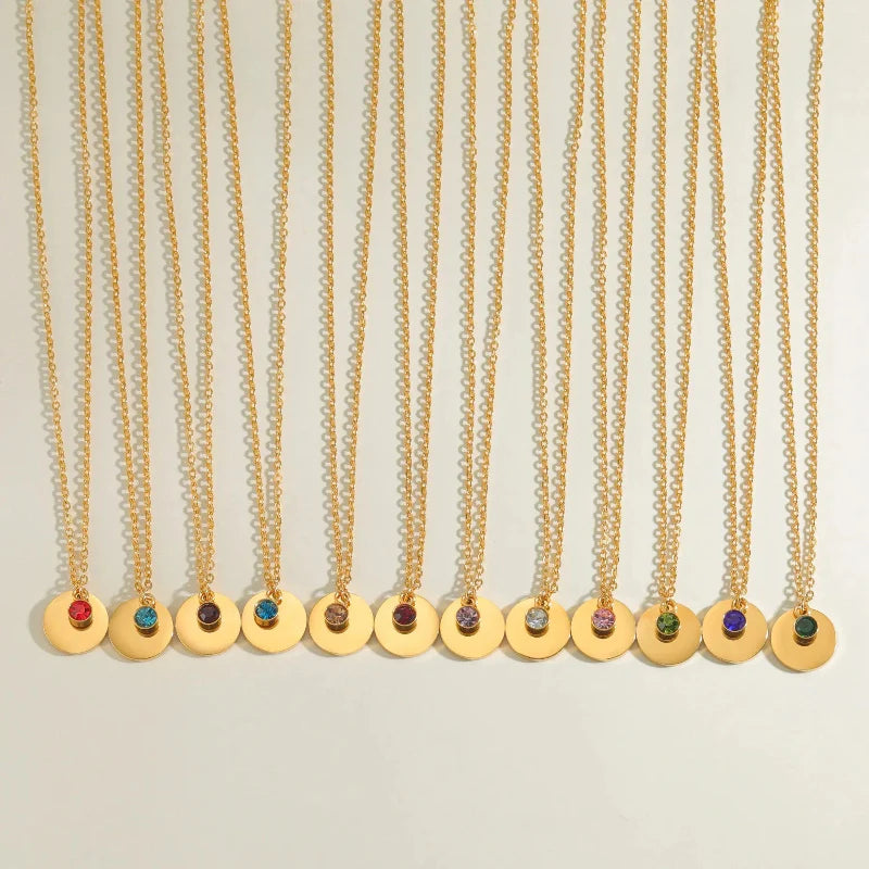 Collier Pendentif avec Pierre de Naissance