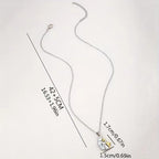 Halskæde med vedhæng Kram Hund og Ejer 