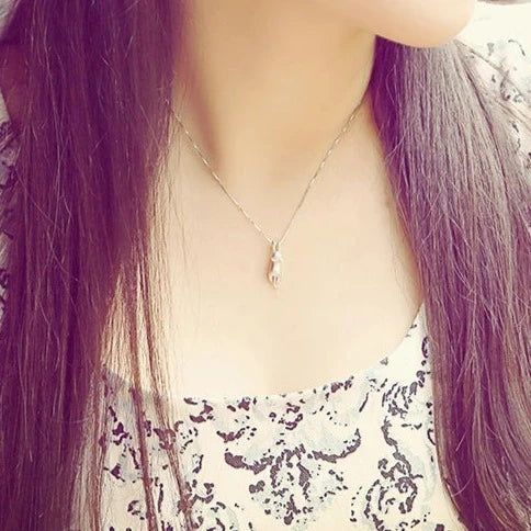 Halskæde med kattevedhæng