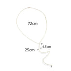 Halskæde med Vedhæng til Ryg til Kvinder