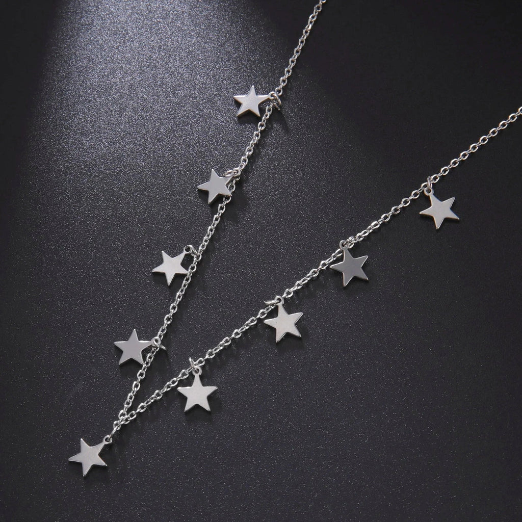 Collier Pendentif Etoile Astrologie argent