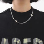 Halskæde med stjernevedhæng til mænd 2