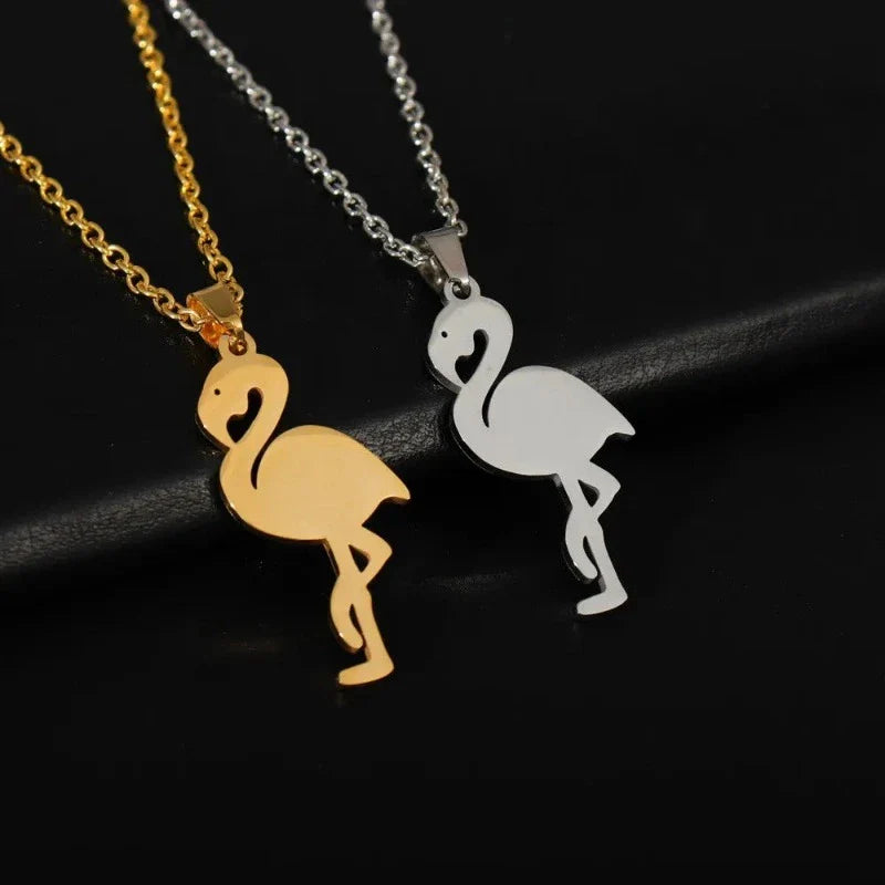 Majestætisk Flamingo Halskæde