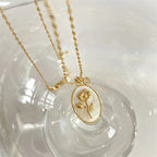 Halskjede med anheng Blomst Stjernetegn