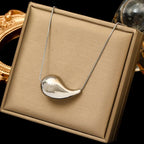 Vann Dråpe Anheng Halskjede sølv stil 2
