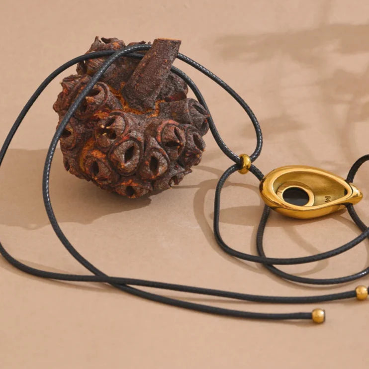 Boheme Vanddråbe Vedhæng Halskæde Guld