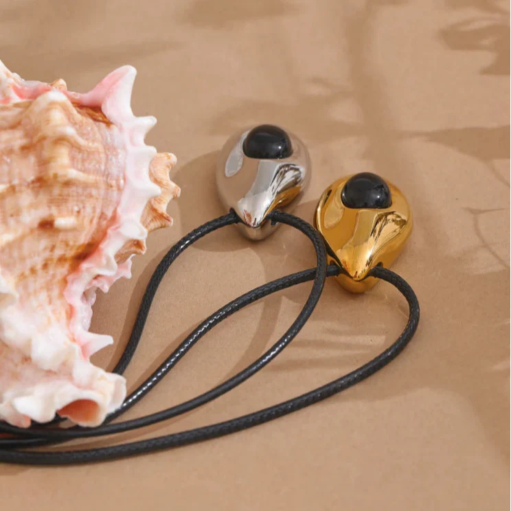 Boheme Vanddråbe Vedhæng Halskæde Sølv