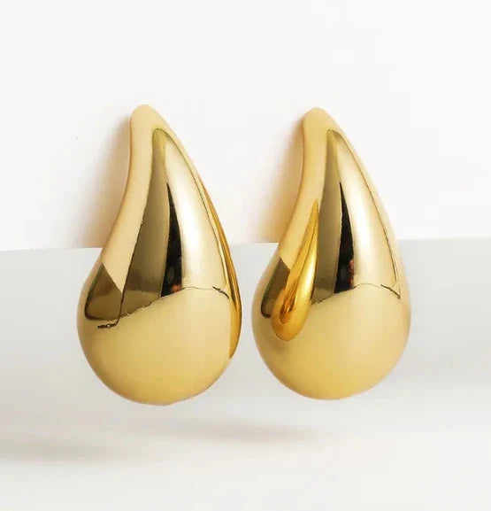 Halskæde Vedhæng Stor Vanddråbe guld