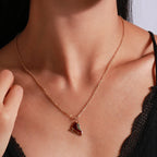 Juleskøjte vedhæng halskæde