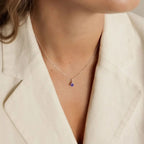 Fødselsstens Vedhæng Halskæde Guld & Sølv 