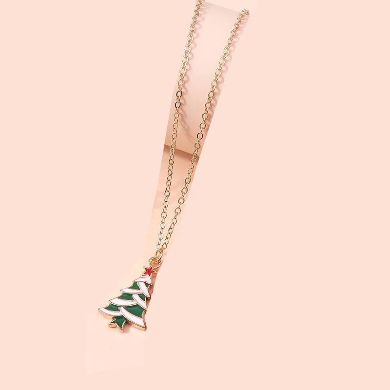 Collier Pendentif Sapin de Noël