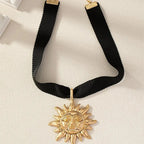 Vintage Solhalsband med Hänge