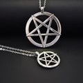 Náhrdelník s přívěskem čarodějnictví Wiccan Pentacle