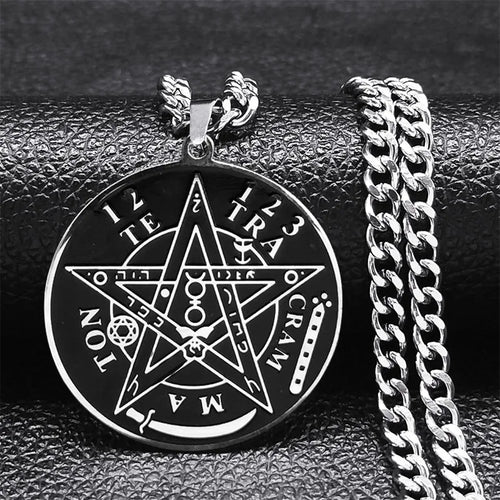 Pentagram Halskjede Tetragram Solomon Anheng