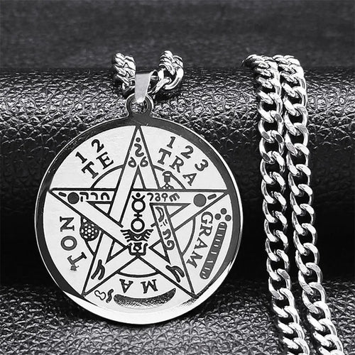 Pentagram Halskjede Tetragram Solomon Anheng