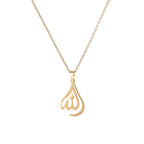 Náhrdelník pro muže nebo ženu s přívěskem Allah, muslimský symbol 