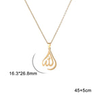 Náhrdelník pro muže nebo ženy s přívěskem Allah v arabském muslimském islámském stylu