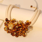 Etnisk Choker Halskæde med Smuk Vedhæng