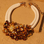 Etnisk Choker Halskæde med Smuk Vedhæng