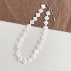 Choker Halskæde med Muslingeskal Perlemor 