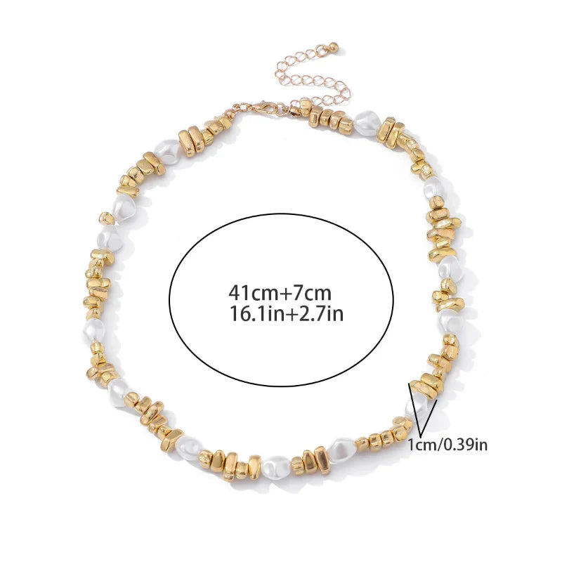 Collier Ras de Cou Perles pour Femme