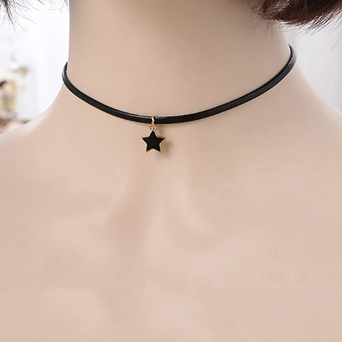 Choker Halskæde til Kvinder Stjerne Vedhæng 1