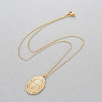 Egyptisk skarabæhalskæde i guld