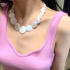 Choker Halskæde i Perlemor Skaldyr 1