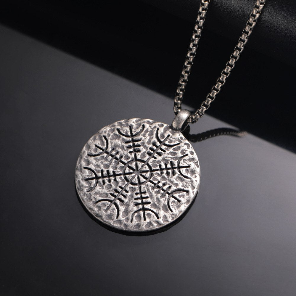 Náhrdelník Vegvisir Přívěsek Keltský Viking Muž Žena Severský