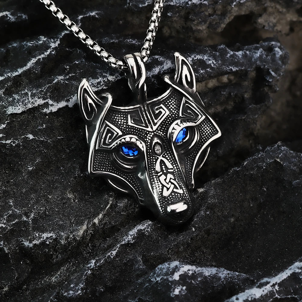 Collier Viking Loup Fenrir