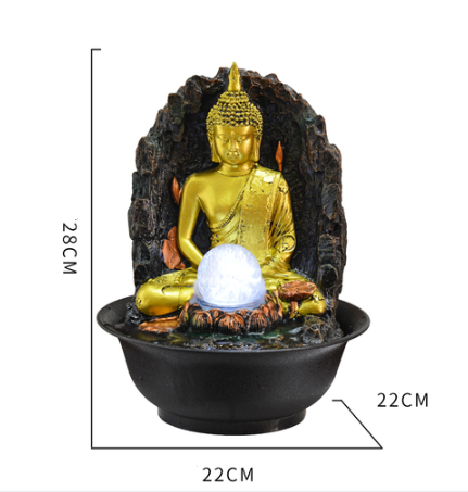 Fontaine Buddha Lumineuse