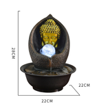 Svítící Buddha fontána