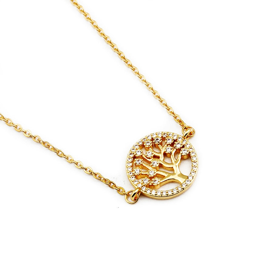 Livets tre armbånd gull