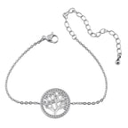 Livets tre armbånd sølv