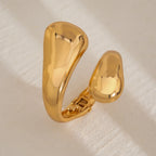 Stor Gourmette Armbånd Vanndråpe gull