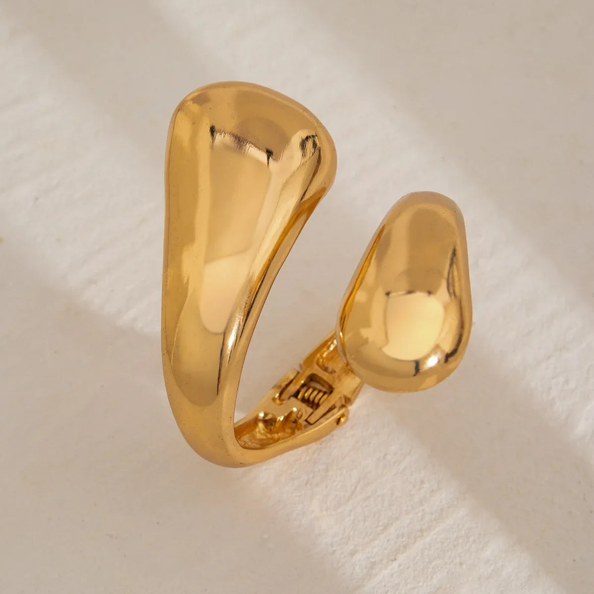 Stor Gourmette Armbånd Vanndråpe gull