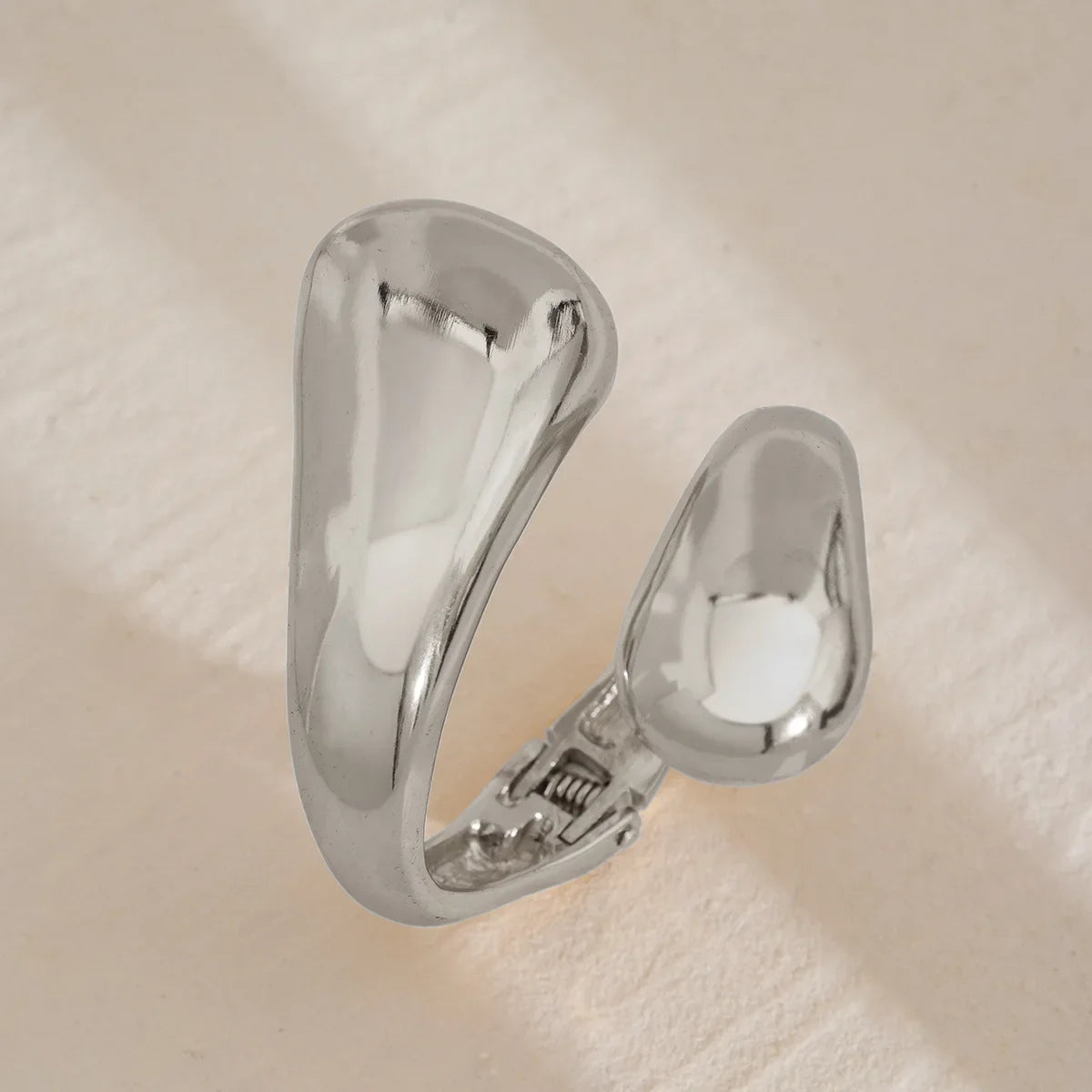 Stor Gourmette Armbånd Vanndråpe sølv